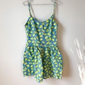 Coco Reef Mini Lemon Summer Dress sz S